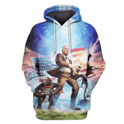 Gearhuman John McCain Hoodies T-Shirt Apparel POL101104 3D Custom Fleece Hoodies Hoodie S