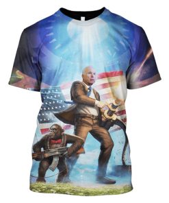 Gearhuman John McCain Hoodies T-Shirt Apparel POL101104 3D Custom Fleece Hoodies T-Shirt S 