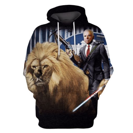Gearhuman John McCain The Veteran Hoodies T-Shirt Apparel POL101103 3D Custom Fleece Hoodies Hoodie S