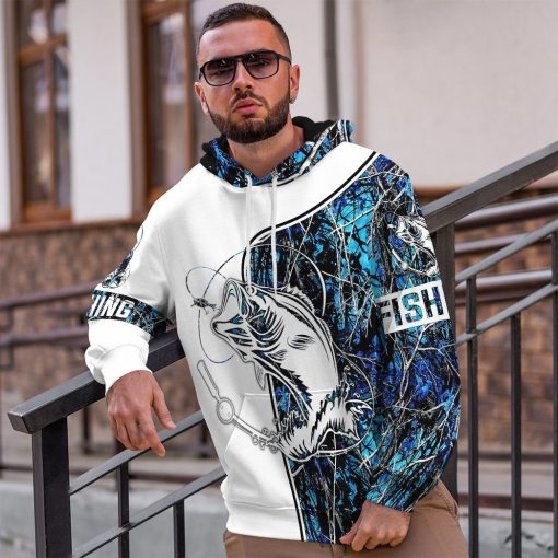 Gearhuman Navy Fishing Couple Tshirt Hoodie Apparel GB08014 3D Apparel