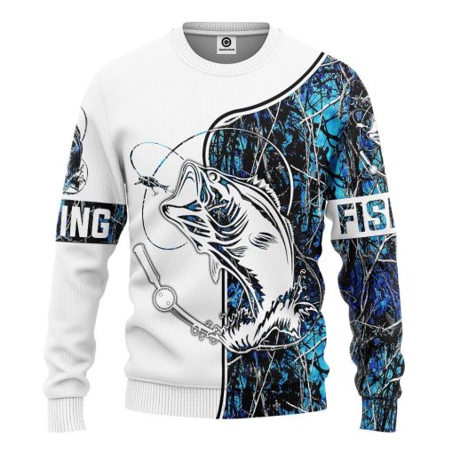 Gearhuman Navy Fishing Couple Tshirt Hoodie Apparel GB08014 3D Apparel Long Sleeve S