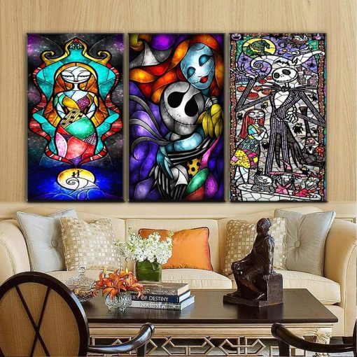 Gearhuman NIGHTMARE BEFORE CHRISTMAS CV110113 Canvas Cotton 3 Pieces Large