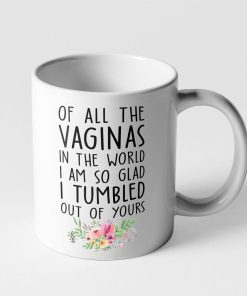 Gearhumans 2D Of All The Vaginas In The World So Glad I Tumbled Out Of Yours Mug ZK1305214 Mug 11oz 