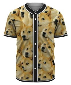 Gearhumans 3D A Lot Of Doges Custom Jersey Shirt GO01072116 Jersey Shirt Jersey Shirt Men S