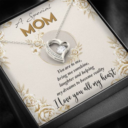 Gearhumans 3D A Special Mom Happy Mothers Day Forever Love Necklace GS23042119 ShineOn Fulfillment