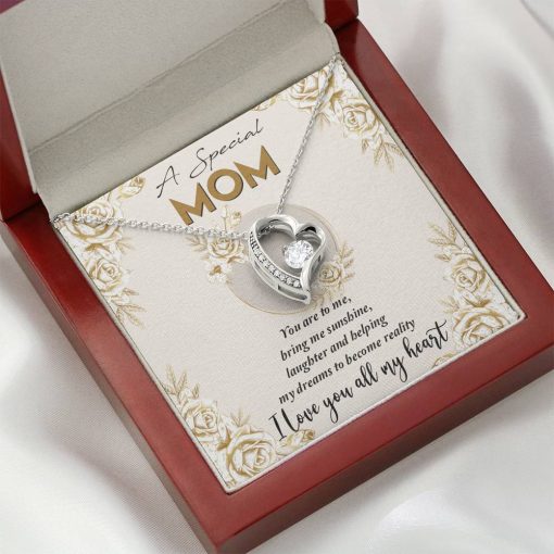 Gearhumans 3D A Special Mom Happy Mothers Day Forever Love Necklace GS23042119 ShineOn Fulfillment