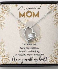 Gearhumans 3D A Special Mom Happy Mothers Day Forever Love Necklace GS23042119 ShineOn Fulfillment Standard Box
