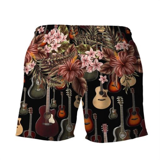 Gearhumans 3D Acoustic Guitar Hawaii Shirt ZG-HW07082004 Hawai Shirt