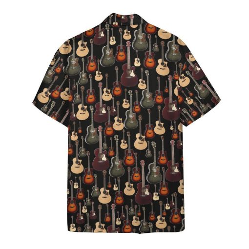 Gearhumans 3D Acoustic Guitar Hawaii Shirt ZZ1805211 Hawai Shirt