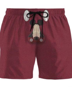 Gearhumans 3D Adam MICKEY Custom Summer Beach Shorts Swim Trunks GN22068 Men Shorts Men Shorts S