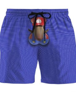 Gearhumans 3D Adam SUPER MARIO Custom Summer Beach Shorts Swim Trunks GN220610 Men Shorts Men Shorts S 