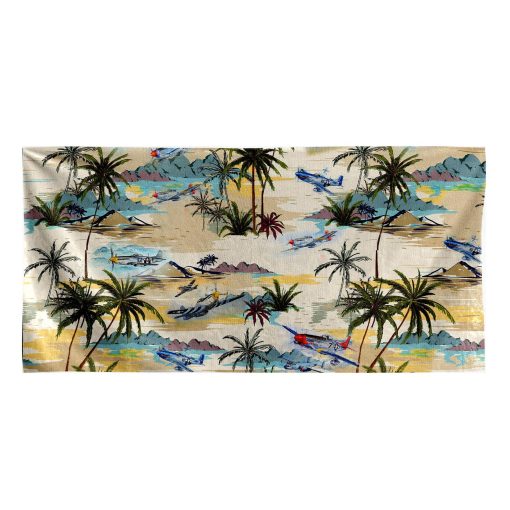 Gearhumans 3D Aircraft Beach Towel 8 Gearhumans 3D Aircraft Beach Towel ZK1905213 Towel Towel 60''x30''
