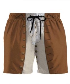 Gearhumans 3D Alexander Hamilton Custom Beach Shorts Swim Trunks GV100720 Men Shorts Men Shorts S