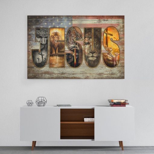 Gearhumans 3D Amazing Jesus Custom Canvas 5 Gearhumans 3D Amazing Jesus Custom Canvas GO20052110 Canvas