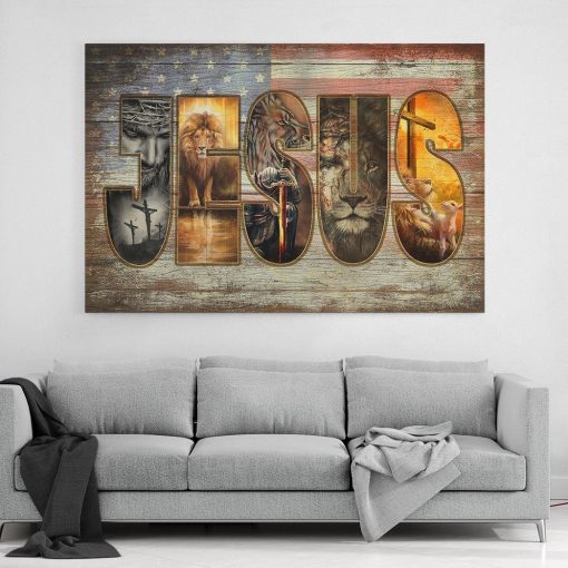 Gearhumans 3D Amazing Jesus Custom Canvas 4 Gearhumans 3D Amazing Jesus Custom Canvas GO20052110 Canvas