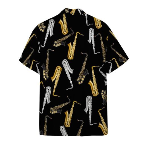 Gearhumans 3D Amazing Saxophone Custom Hawaii Shirt 2 Gearhumans 3D Amazing Saxophone Custom Hawaii Shirt GO18052120 Hawai Shirt