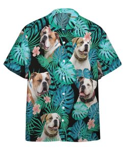 Gearhumans 3D American Bulldog Summer Custom Short Sleeve Shirt GW1905213 Hawai Shirt Short Sleeve Shirt S 