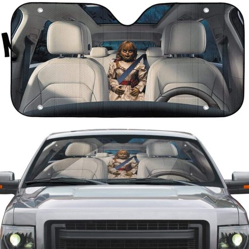 gearhumans 3D Annabelle Custom Car Auto Sunshade GV030819 Auto Sunshade
