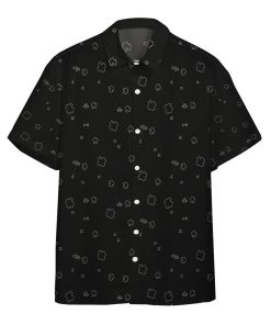 Gearhumans 3D Asteroid Gameplay Hawaii Shirt ZK2704214 Hawai Shirt Short Sleeve Shirt S 
