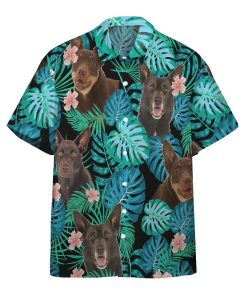 Gearhumans 3D Australian Kelpie Dog Summer Custom Short Sleeve Shirt GW1905218 Hawai Shirt Short Sleeve Shirt S 