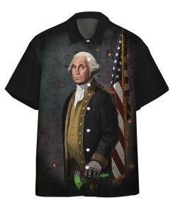 Gearhumans 3D Badassery George Washington Custom Short Sleeve Shirt GW3006217 Hawai Shirt Hawai Shirt S 