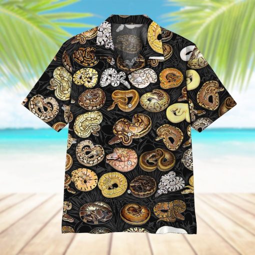 Gearhumans 3D Ball Python Hawaii Shirt ZZ07045 Hawai Shirt