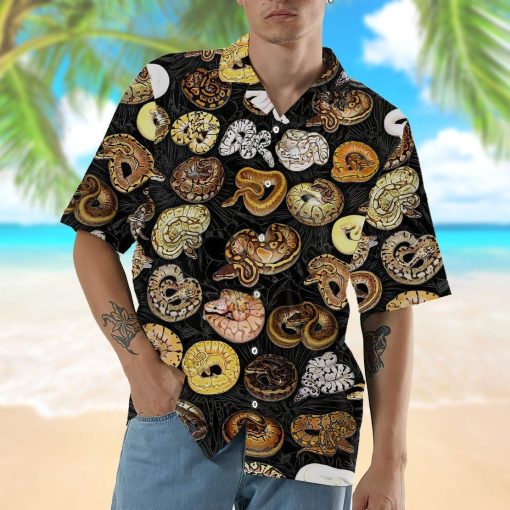 Gearhumans 3D Ball Python Hawaii Shirt ZZ07045 Hawai Shirt