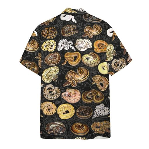 Gearhumans 3D Ball Python Hawaii Shirt ZZ07045 Hawai Shirt