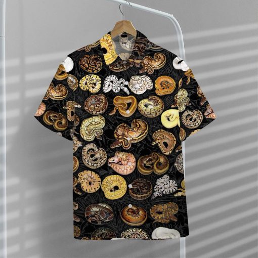 Gearhumans 3D Ball Python Hawaii Shirt ZZ07045 Hawai Shirt