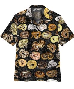 Gearhumans 3D Ball Python Hawaii Shirt ZZ07045 Hawai Shirt Short Sleeve Shirt S 