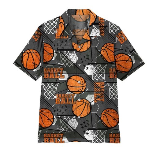 Gearhumans 3D Basketball Hawaii Shirt ZZ1205213 Hawai Shirt Short Sleeve Shirt S