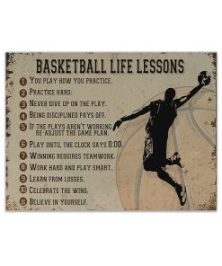 Gearhumans 3D Basketball Life Lessons With Lebron James Custom Canvas GO21052120 Canvas 1 Piece Non Frame M