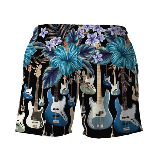 Gearhumans 3D Bass Guitar Hawaii Shirt ZG-HW13082004 Hawai Shirt