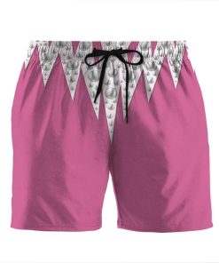 Gearhumans 3D Bedazzled Hot Pink Jumpsuit Custom Beach Shorts GN30073 Men Shorts Men Shorts S