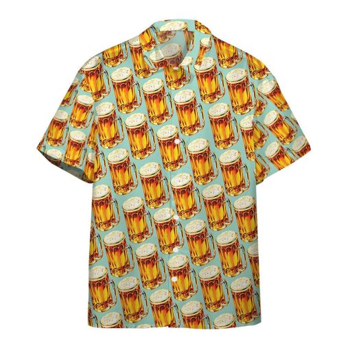 Gearhumans 3D Beers Custom Hawaii Shirt GO20052114 Hawai Shirt Short Sleeve Shirt S