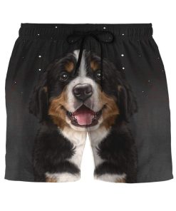 Gearhumans 3D Bernese Mountain dog Custom Beach Shorts Swim Trunks GL08066 Men Shorts Men Shorts S 