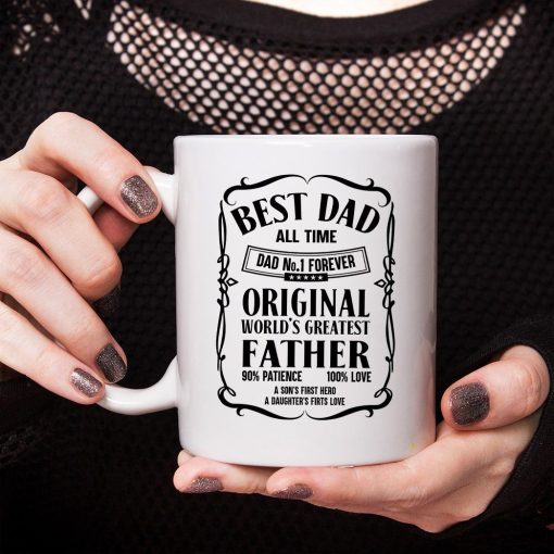 Gearhumans 3D Best Dad All Time Mug ZK2105217 Mug