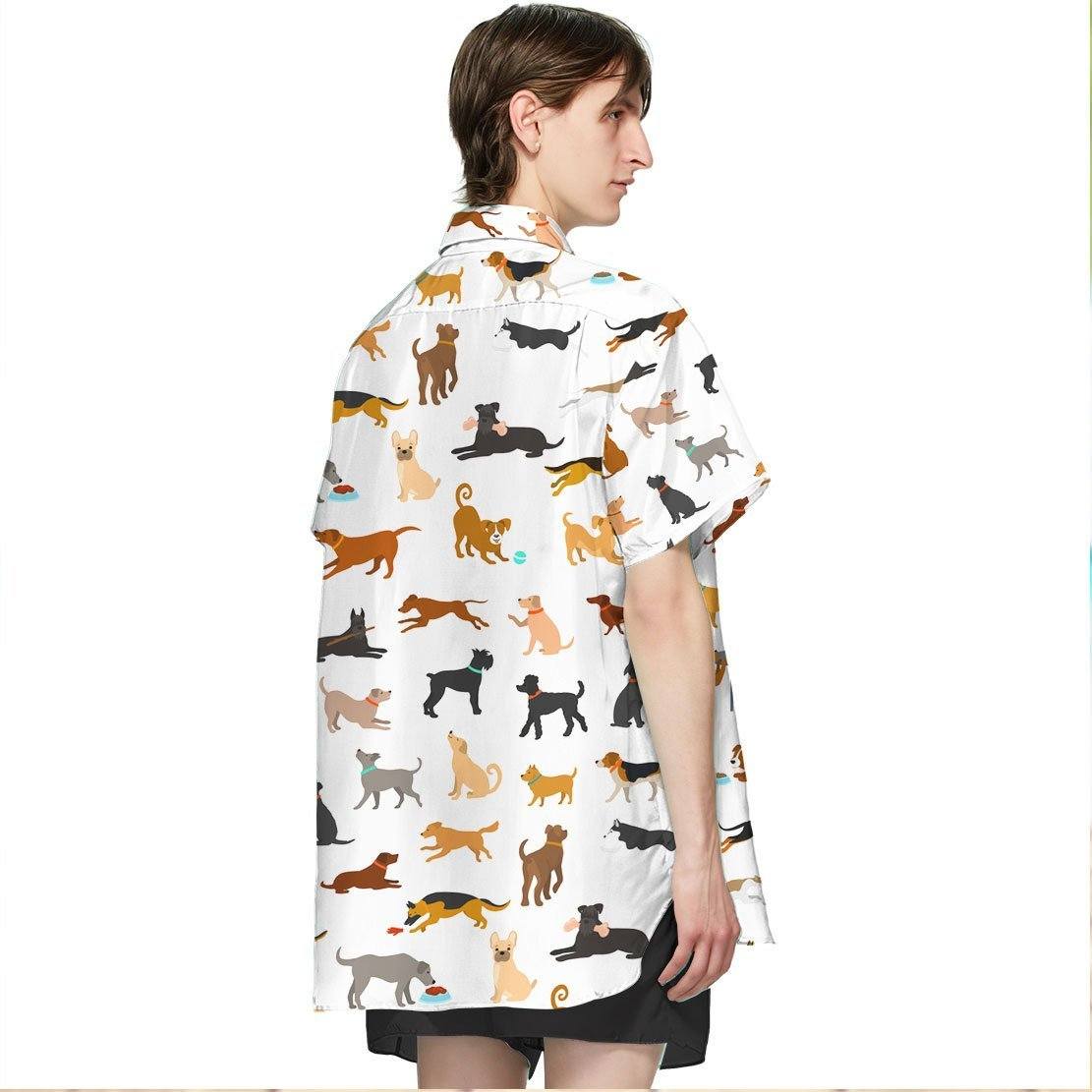 Gearhumans 3D Best Dog Dad Ever Hawaii Shirt 4 Gearhumans 3D Best Dog Dad Ever Hawaii Shirt ZK0705213 Hawai Shirt