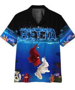Gearhumans 3D Betta Fish Hawaii Shirt ZZ2005211 Hawai Shirt Short Sleeve Shirt S 