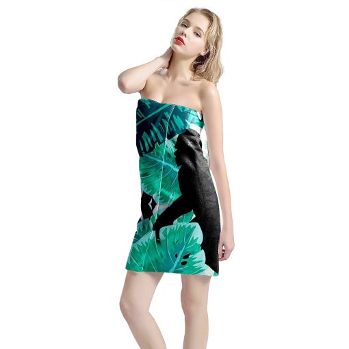 Gearhumans 3D Bigfoot Tropical Beach Towel ZK1905212 Towel