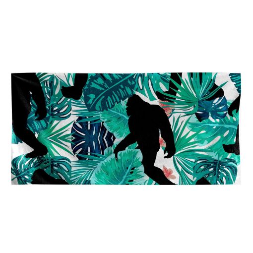 Gearhumans 3D Bigfoot Tropical Beach Towel ZK1905212 Towel Towel 60''x30''
