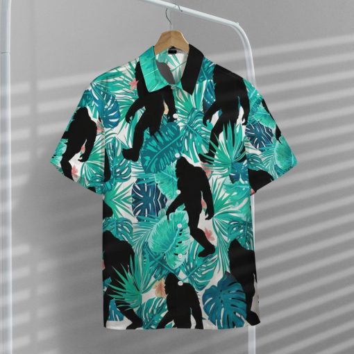 Gearhumans 3D Bigfoot Tropical Hawaii Shirt ZB16036 Hawai Shirt