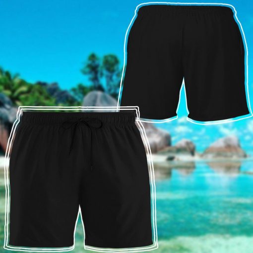 Gearhumans 3D Black Custom Shorts GW0705211 Men Shorts