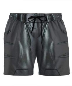 Gearhumans 3D Black Manta Custom Beach Shorts Swim Trunks GL09073 Men Shorts Men Shorts S