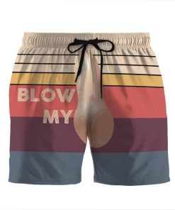 Gearhumans 3D Blow Me Custom Beach Shorts Swim Trunks GN230713 Men Shorts Men Shorts S