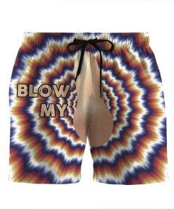Gearhumans 3D Blow Me Custom Beach Shorts Swim Trunks GN230714 Men Shorts Men Shorts S