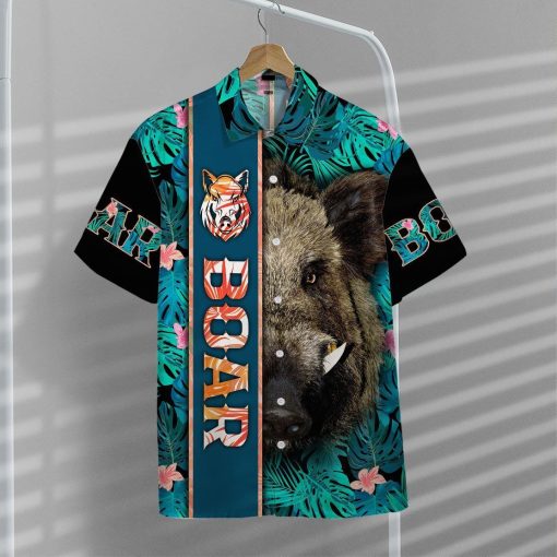 Gearhumans 3D Boar Hawaii Shirt ZZ01042 Hawai Shirt