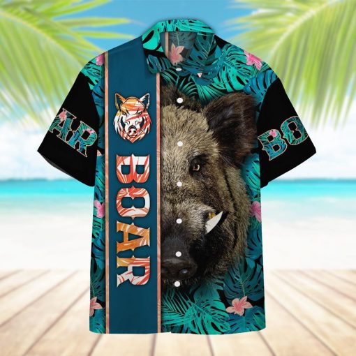 Gearhumans 3D Boar Hawaii Shirt ZZ01042 Hawai Shirt