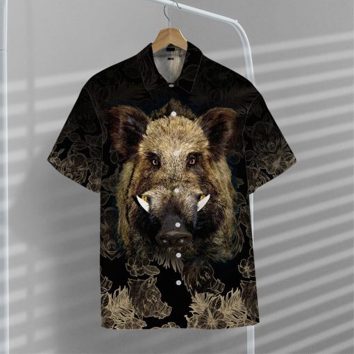 Gearhumans 3D Boar Hawaii shirt ZZ29032 Hawai Shirt