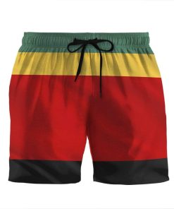 Gearhumans 3D Bob Marley Costume Summer Beach Shorts GN30079 Men Shorts Men Shorts S